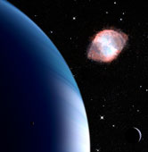 image of moon Sun-like star collapses