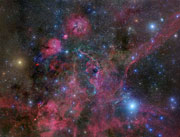image of moon Vela Supernova Remnant