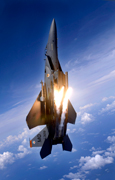 image of moon F-15E Strike Eagle