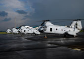 CH-46 Sea Knights.  