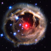 image of moon V838 Monocerotis