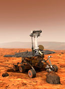 image of moon Mars Rover