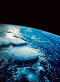 image of moon Earth from space