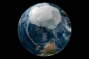 image of moon Polar Ice Cap