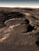 image of moon Craters on Mars