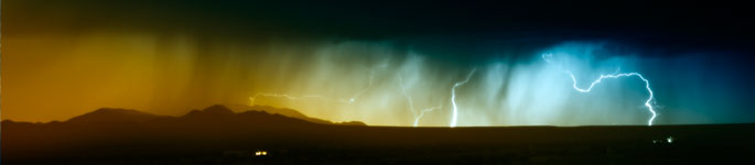 Lightning storm