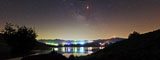 AAM200008S
Lunar eclipse and Milky Way above Taleqan Lake, Iran.