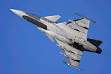 ABA100033M
Hungarian Air Force Saab JAS-39C Gripen fighter plane.