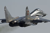 ABA100059M
Bulgarian Air Force MiG-29 aircraft.