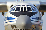 ABA100107M
Close-up of a Russian Air Force Ilyushin Il-76 airliner.