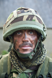 ACH100024M
An officer from the Royal Welsh of the British Army during Exercise Cambrian Patrol.