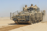 ACH100192M
A FV107 Scimitar armoured reconnaissance vehicle of the British Army.