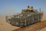ACH100197M
A FV107 Scimitar armoured reconnaissance vehicle of the British Army.