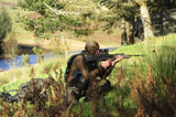 ACH100332M
A British soldier armed with a SA80 assault rifle.
