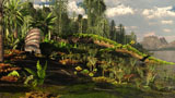 ADR600017P
A Dimetrodon roams the Mid-Permian Period.