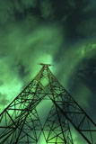 AHE100098S
Powerlines and aurora borealis, Tjeldsundet, Norway.
