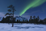 AHE100118S
Aurora Borealis over Nova Mountain Wilderness, Troms, Norway.