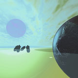CFR100010S
Rocky asteroids are caught in the ring system surrounding this planet.