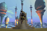 CFR100042S
A king sits on his throne on a futuristic world.