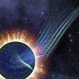 CFR100110S
Powerful energies surge out into space from this gas giant.