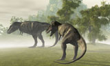 CFR200028P
Two Tyrannosaurus Rex rest in the early morning light before the days hunt.