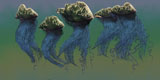 CFR300092U
Group of Portuguese Man O' War.