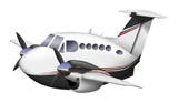CSB300028M
Cartoon illustration of a Beechcraft King Air.