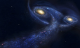 FSU100010S
The predicted collision between the Andromeda galaxy and the Milky Way.