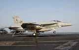 GCA100225M
An F/A-18E Super Hornet trap landing aboard USS George H.W. Bush.