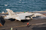 GCA100233M
An F/A-18F Super Hornet is ready for a mission over Iraq.