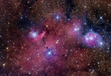 GEN100072S
NGC 6559 is a rich colorful tapestry of diverse nebulosity in the constellation Sagittarius.