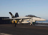 GKR100180M
An F/A-18F Super Hornet during flight operations on USS Dwight D. Eisenhower.