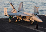 GKR100186M
An F/A-18E Super Hornet during flight operations on USS Dwight D. Eisenhower.