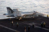 GKR100188M
An F/A-18E Super Hornet during flight operations on USS Dwight D. Eisenhower.