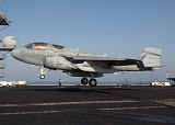 GKR100189M
An EA-6B Prowler makes an arrested landing aboard USS Dwight D. Eisenhower.