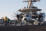 GKR100202M
An E-2C Hawkeye during flight operations on USS Dwight D. Eisenhower.