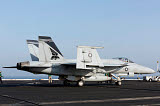 GKR100211M
An F/A-18E Super Hornet during flight operations on USS Dwight D. Eisenhower.