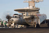 GKR100215M
An E-2C Hawkeye during flight operations on USS Dwight D. Eisenhower.