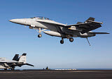 GKR100234M
An F/A-18F Super Hornet during flight operations on USS Dwight D. Eisenhower.
