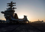 GKR100238M
An F/A-18F Super Hornet is inspected aboard USS Dwight D. Eisenhower.