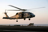 GKR100239M
A Sikorsky SH-60F Seahawk lands on the flight deck of USS Dwight D. Eisenhower.