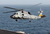 GKR100255M
A SH-60J Seahawk during a vertical replenishment in the Arabian Sea.