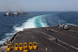 GKR100264M
U.S. Navy ships in the Arabian Sea during a replenishment at sea exercise.