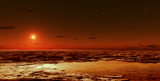 HET100009S
Spring arrives near the Martian polar cap.