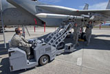 HGP100005M
Weapons crew prepare to load an AIM-120 missile on an F-15 Eagle.