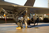 HGP100397M
Maintence personnel prepare to refuel an F-22 Raptor.