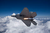 HGP100408M
An F-22 Raptor releases a flare during a training mission.