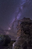 JDA100041S
A rocky hoodoo against the Milky Way, Oklahoma.