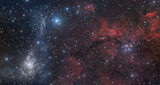 JDA100056S
Blue and red nebulae in the Camelopardalis constellation.