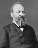 JPA100006M
Digitally restored vector portrait of President James Garfield.
